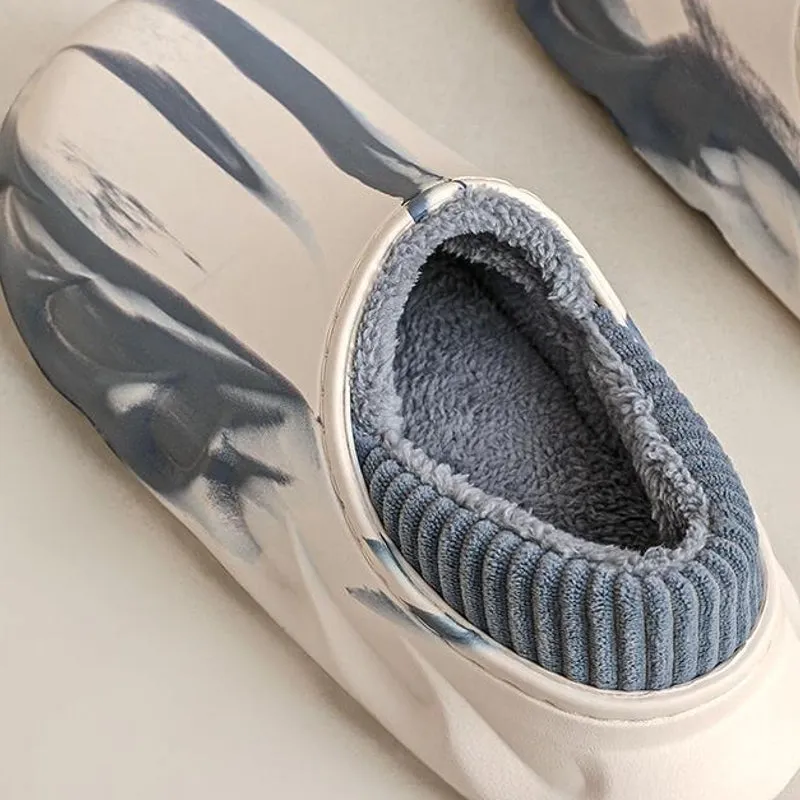 Couples Winter Slippers Sandals Warm Eva Shoes Waterproof