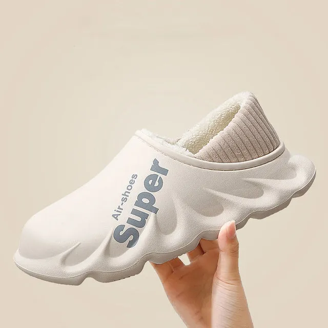 Couples Winter Slippers Sandals Warm Eva Shoes Waterproof