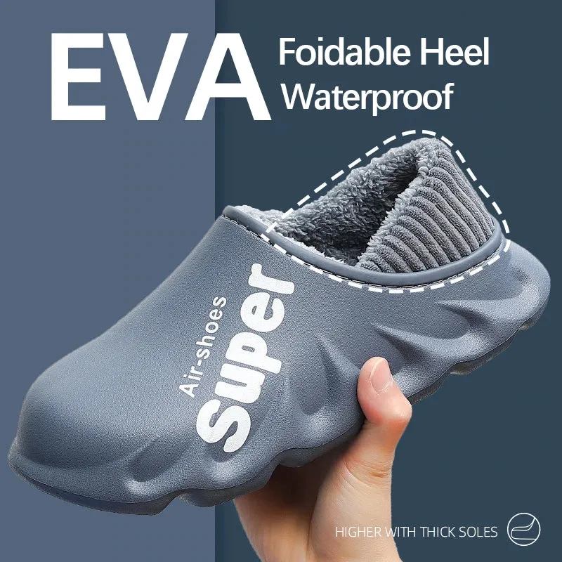 Couples Winter Slippers Sandals Warm Eva Shoes Waterproof