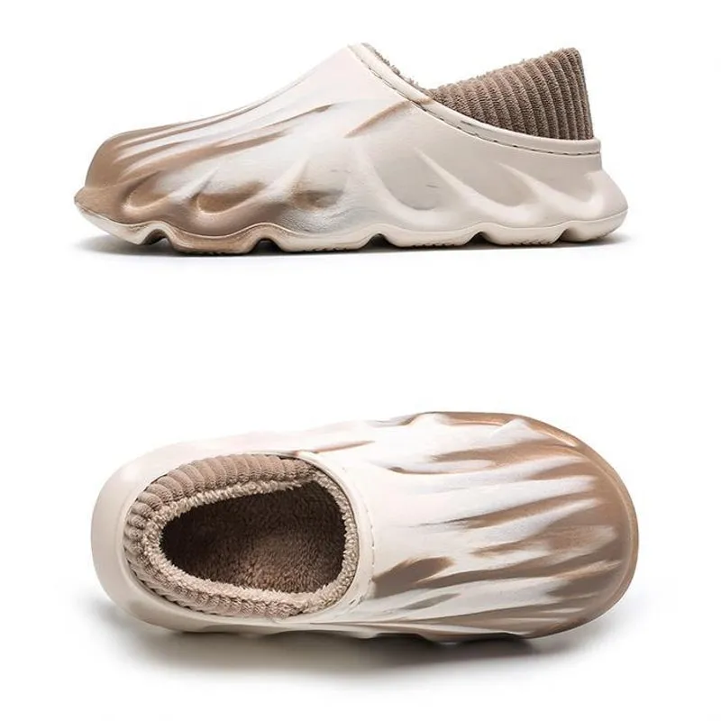 Couples Winter Slippers Sandals Warm Eva Shoes Waterproof