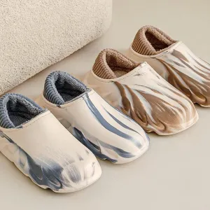 Couples Winter Slippers Sandals Warm Eva Shoes Waterproof