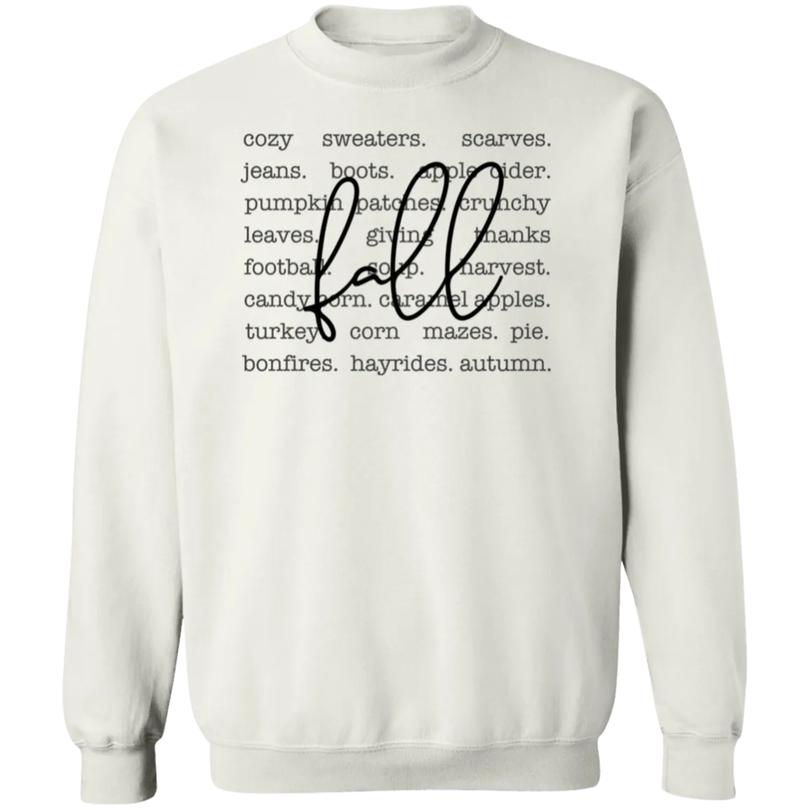 Cozy Fall Vibes Gildan Crewneck Sweatshirt – Perfect for Autumn!
