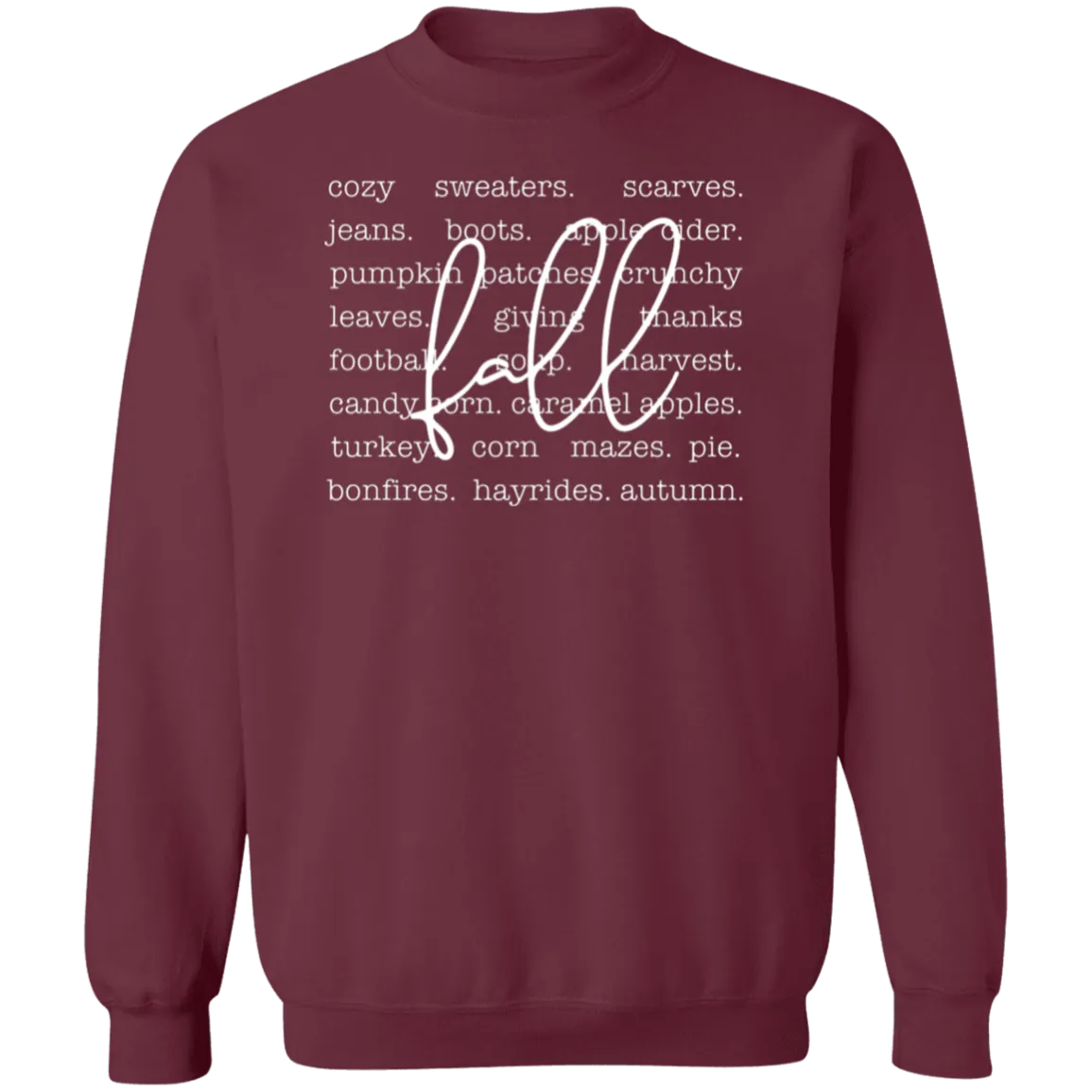 Cozy Fall Vibes Gildan Crewneck Sweatshirt – Perfect for Autumn!