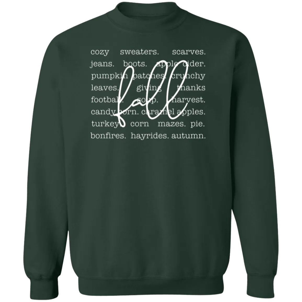 Cozy Fall Vibes Gildan Crewneck Sweatshirt – Perfect for Autumn!