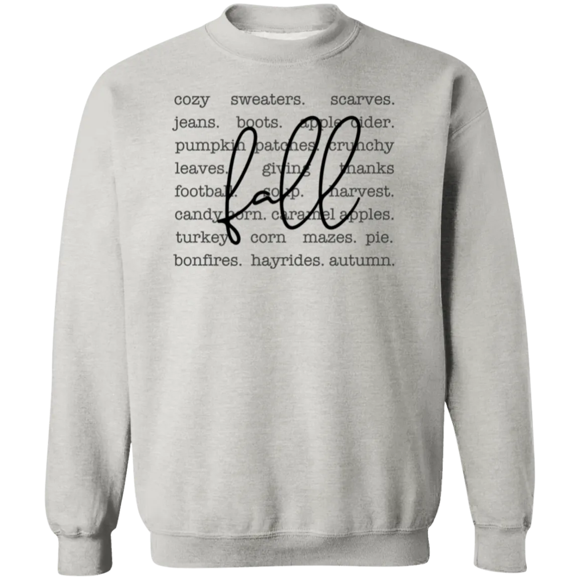 Cozy Fall Vibes Gildan Crewneck Sweatshirt – Perfect for Autumn!