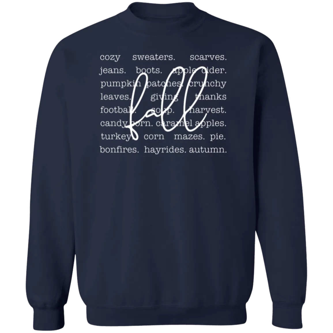 Cozy Fall Vibes Gildan Crewneck Sweatshirt – Perfect for Autumn!