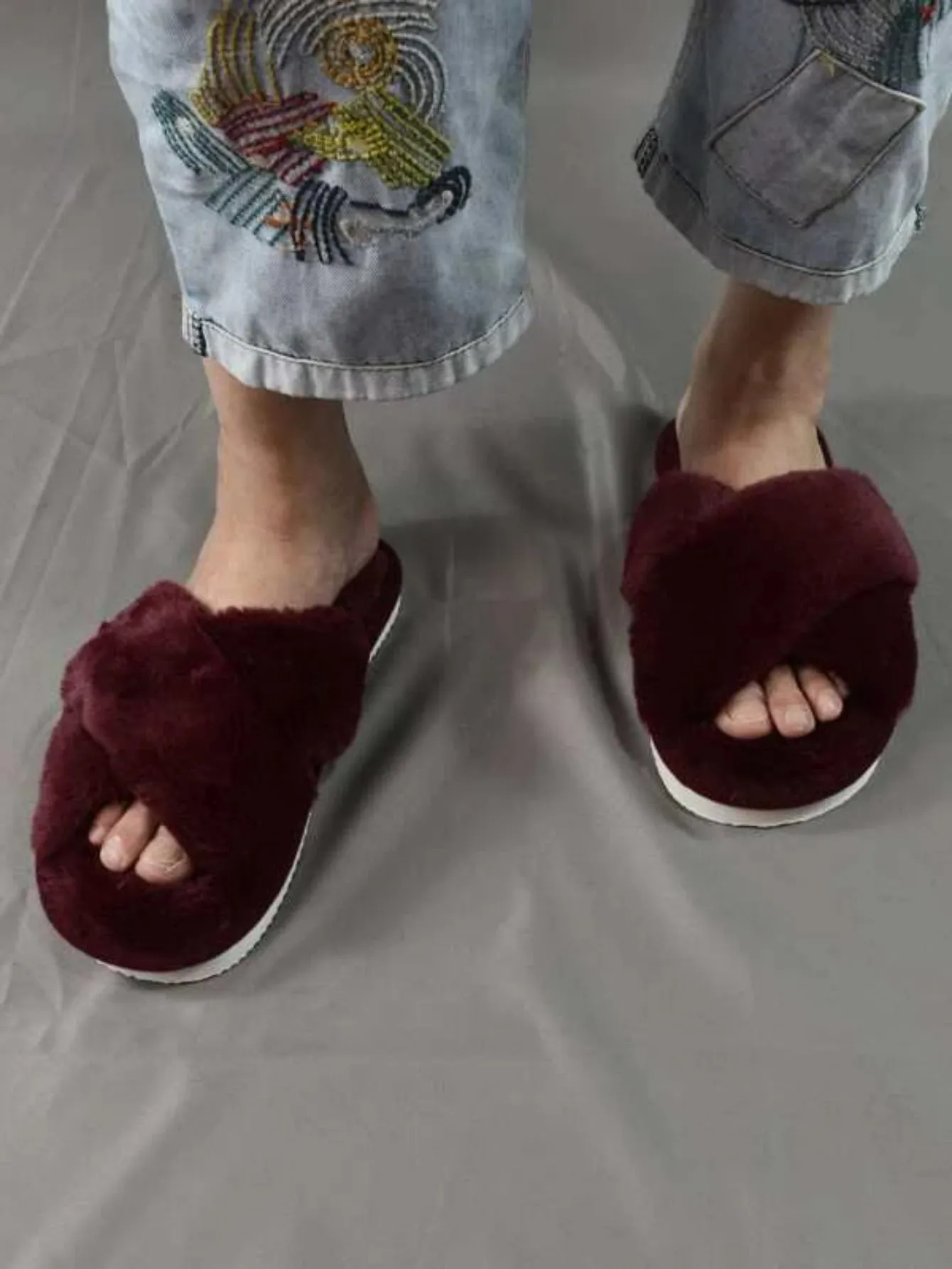 Criss Cross Slippers