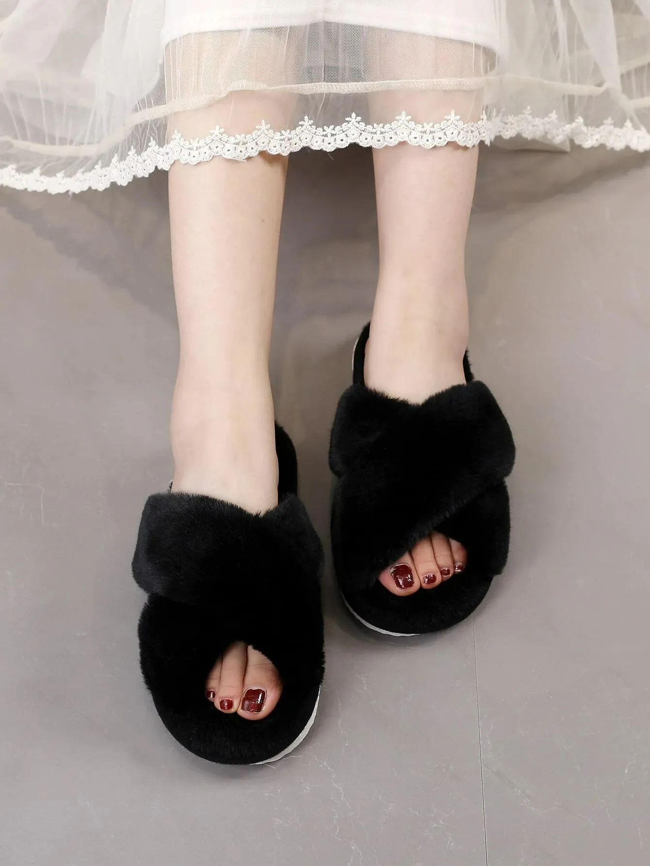 Criss Cross Slippers