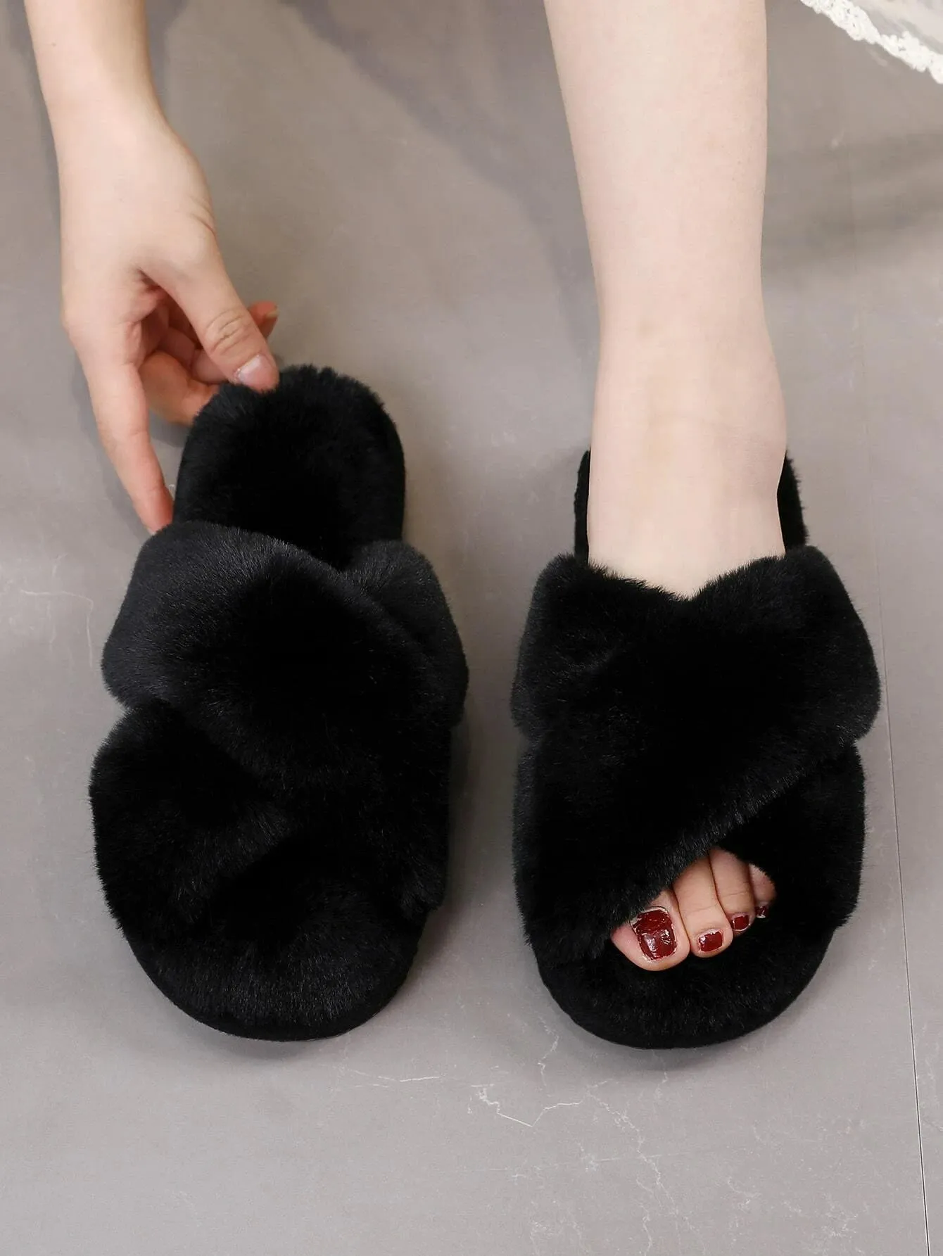 Criss Cross Slippers