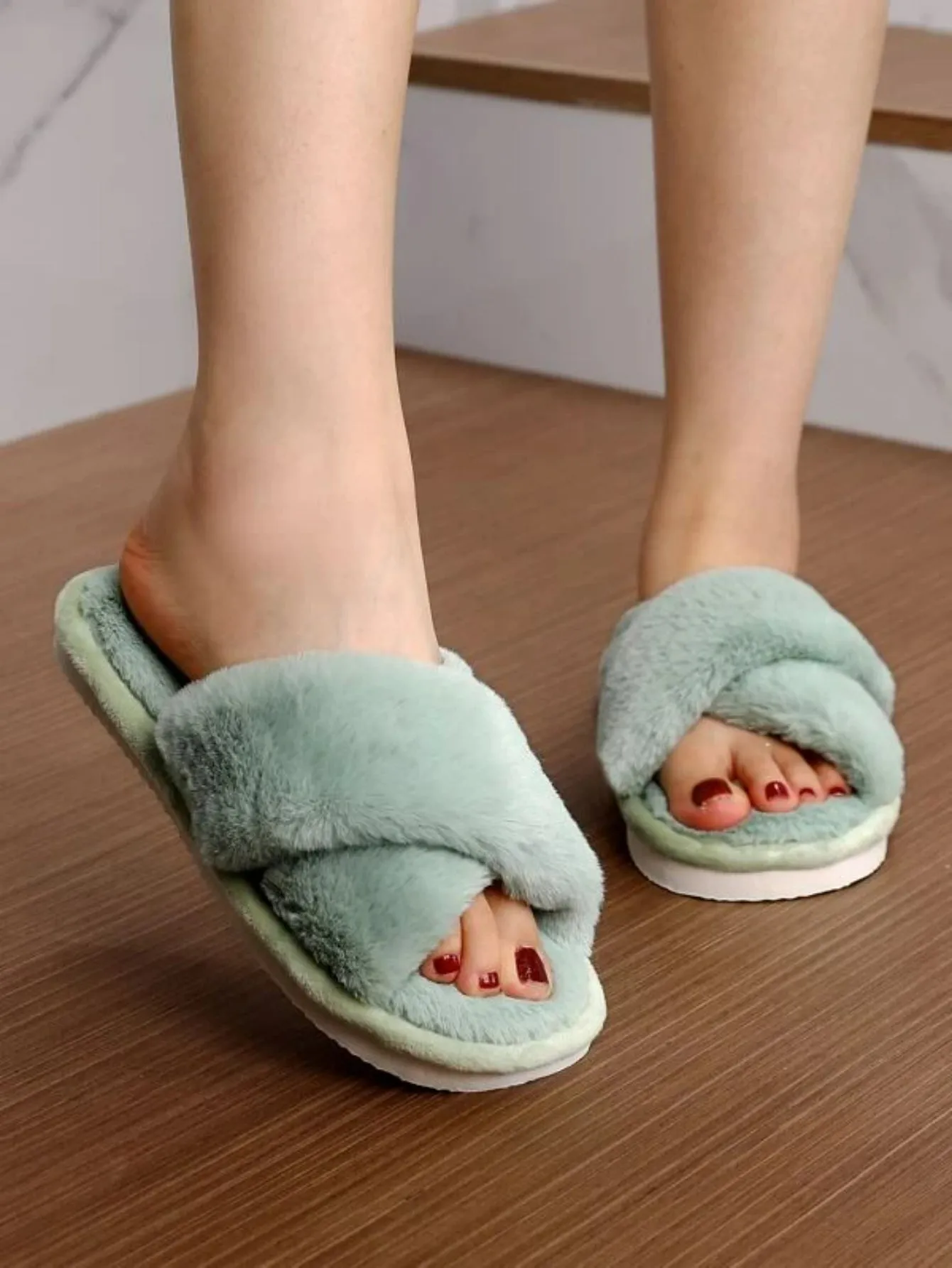 Criss Cross Slippers