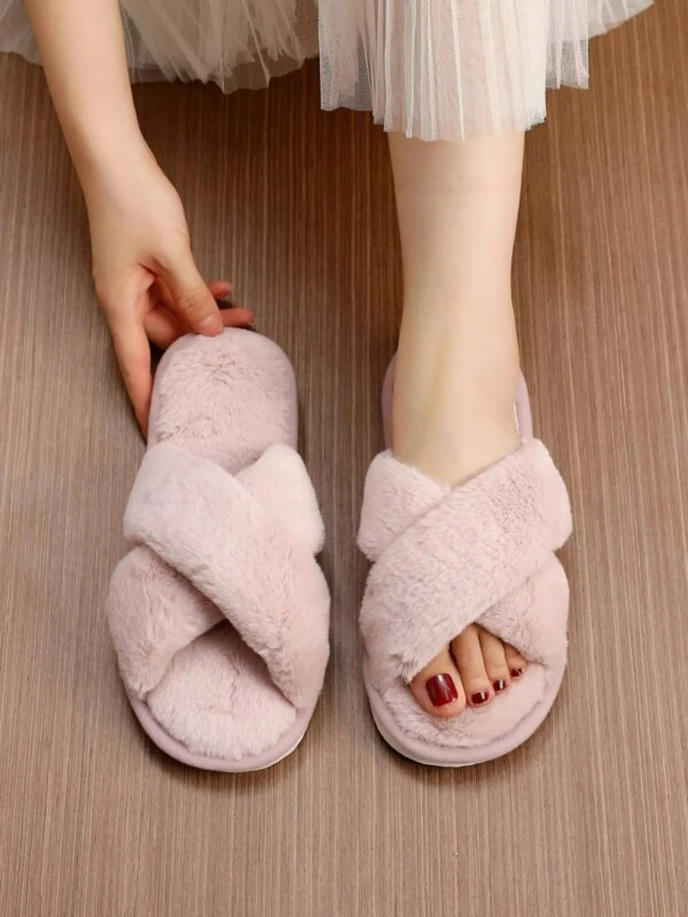 Criss Cross Slippers