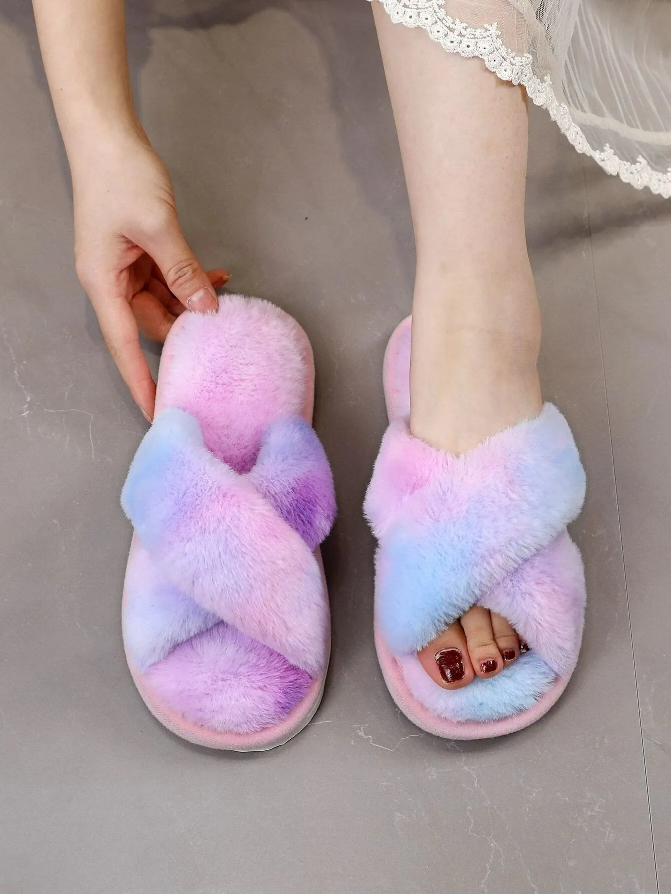 Criss Cross Slippers