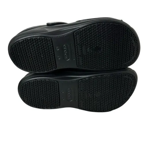 Crocs Bistro Slip Resistant Work Clog Black 12