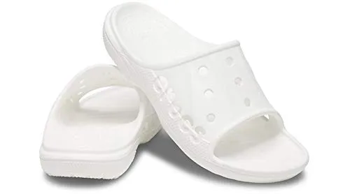 crocs Unisex Adult Baya Slide White Slipper-8 Men/ 9 UK Women (M9W11) (12000)