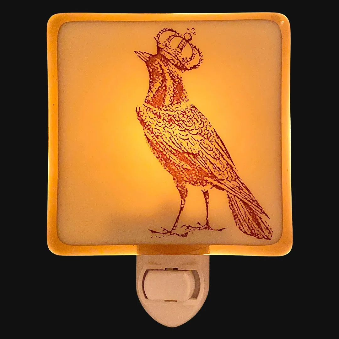 Crow With Crown Night Light