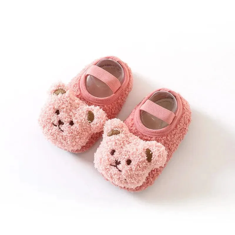 CUDDLEPAWS – Cozy Bear Slippers for Kids