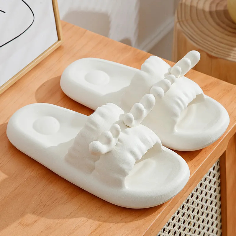 Cute Deer Horn Slippers