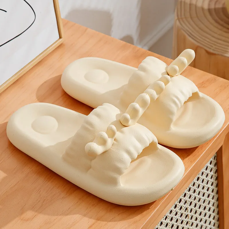 Cute Deer Horn Slippers