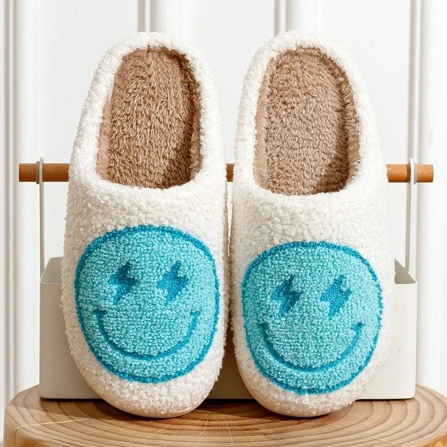 Cute Smiley Face Slippers For Women For Winter