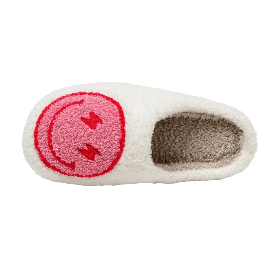 Cute Smiley Face Slippers For Women For Winter