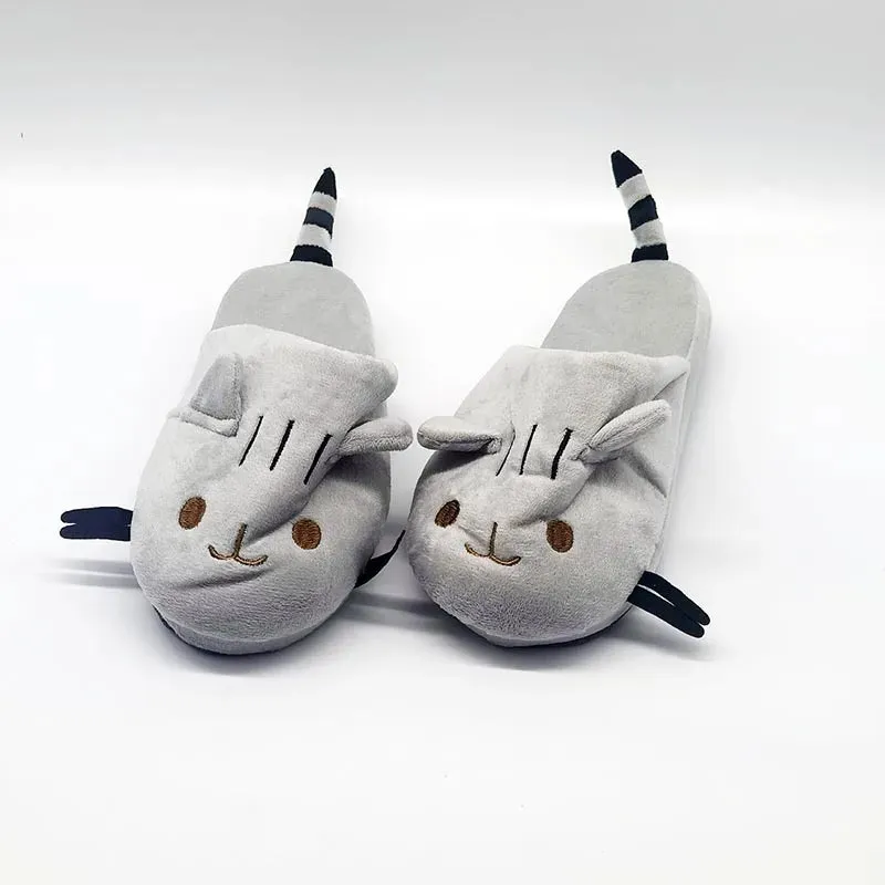 Cute Winter Fur Animal Slippers