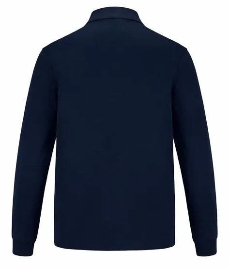 CX2 Birdie - Men's Long Sleeve Pique Mesh Polo Shirt, Style S05737