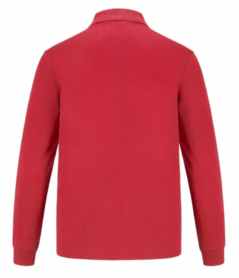 CX2 Birdie - Men's Long Sleeve Pique Mesh Polo Shirt, Style S05737