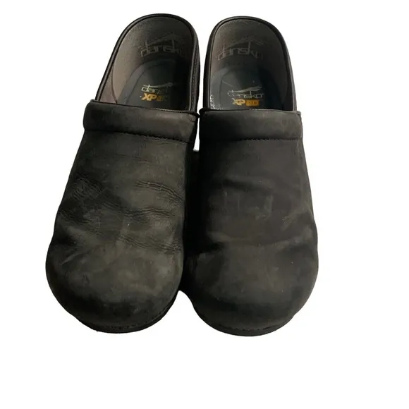 Dansko Professional Leather Clog black leather men's size 11.5 career nurse