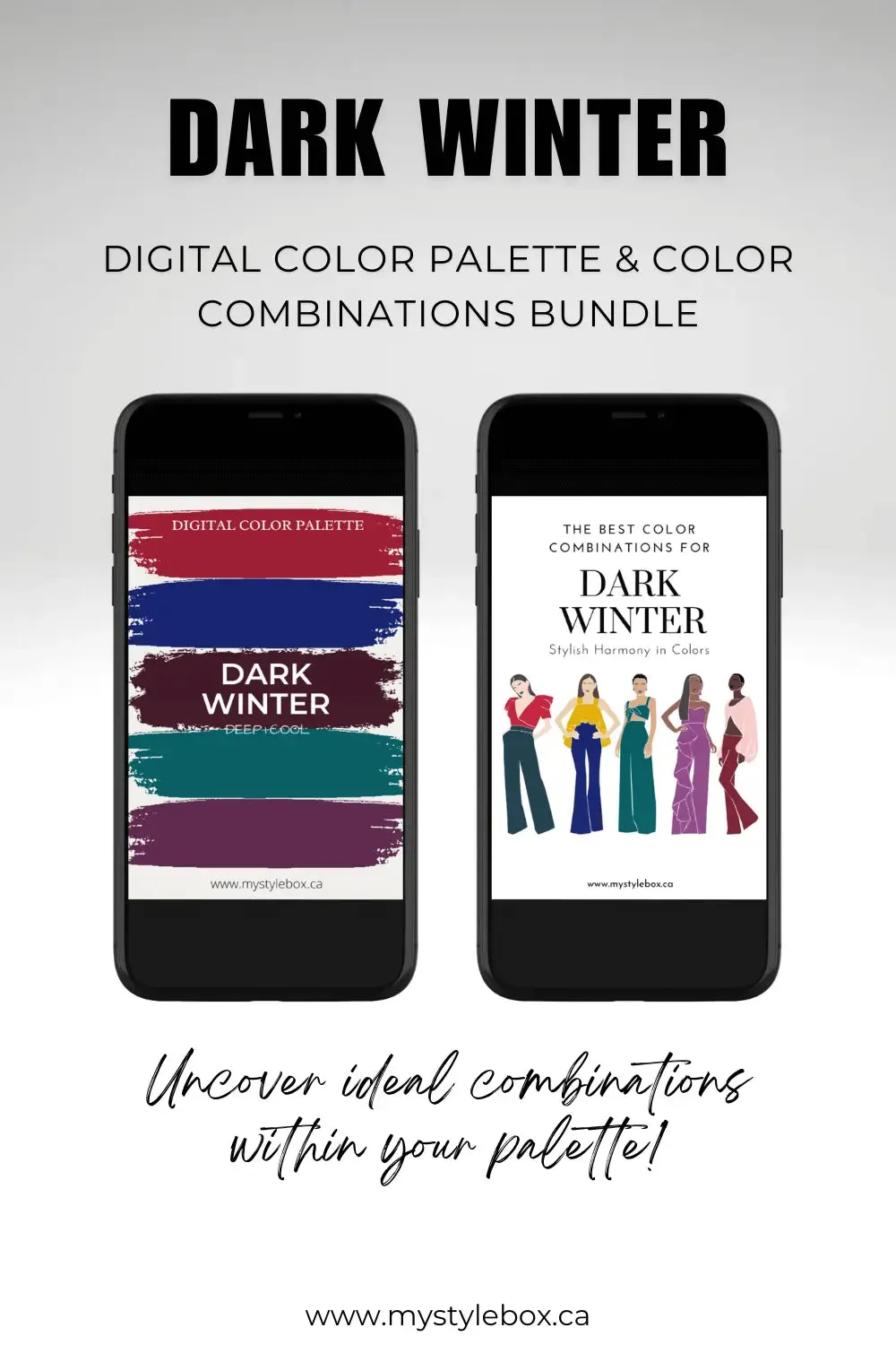 Dark (Deep) Winter Season Color Palette