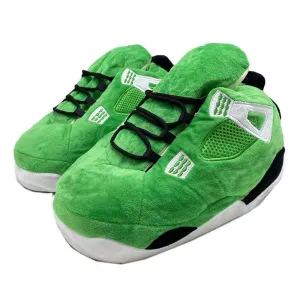 Dark Green Indoor Slippers – Soft and Warm Winter Wear