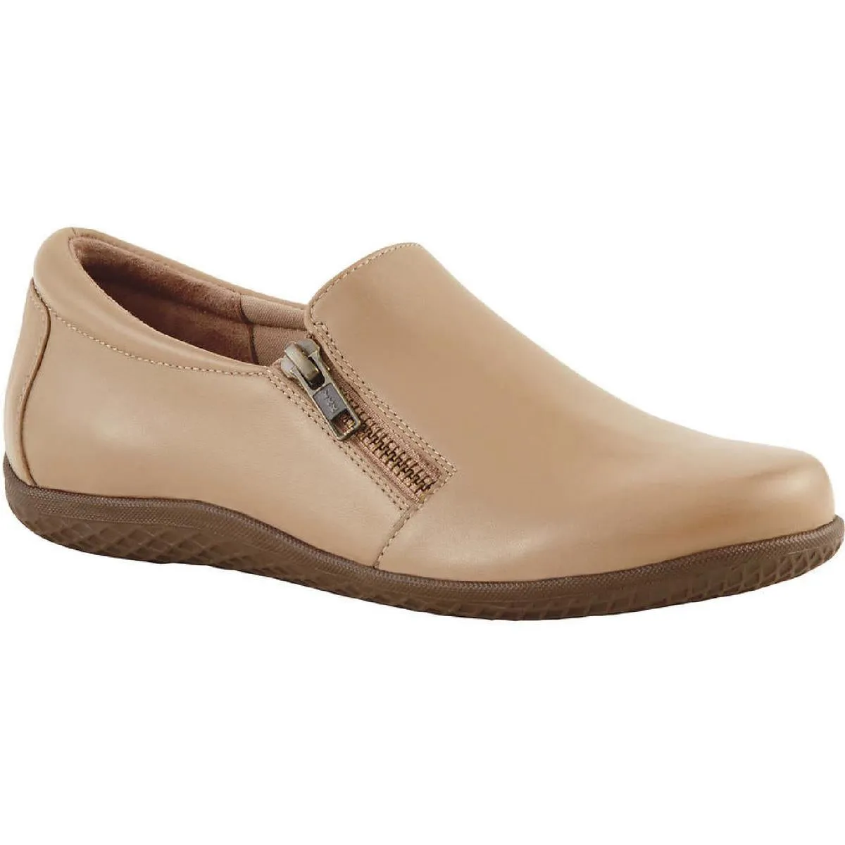 David Tate Womens Bend Zipper Slip On Loafers