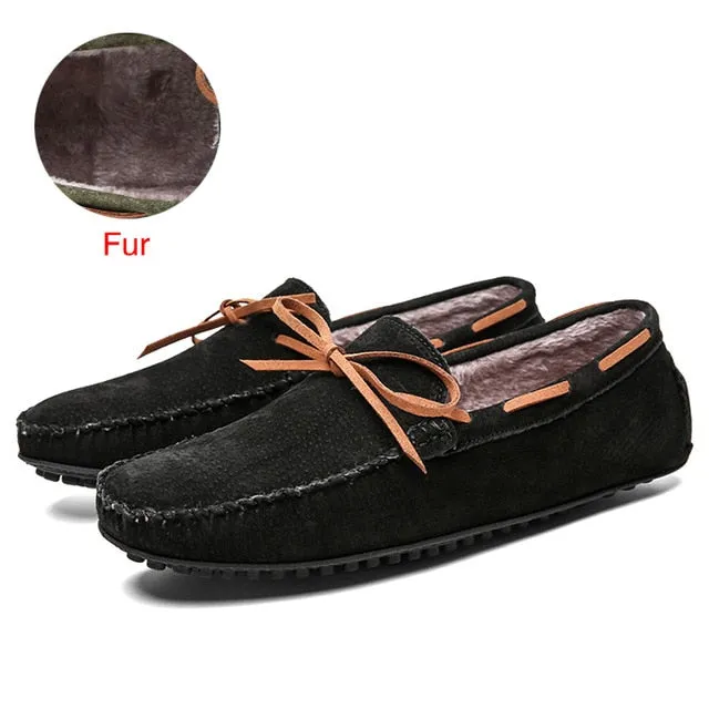 DEKABR Casual Men Genuine Leather Shoes Summer Breathable Green Men's Loafers Leather Shoes Sapato Masculino Zapatos Hombre