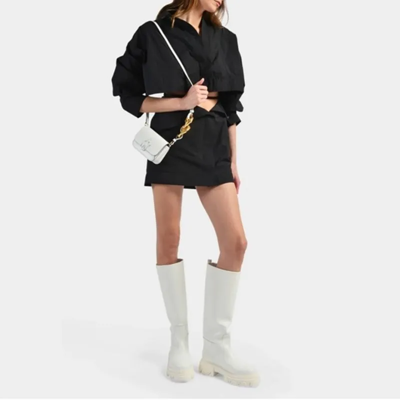 Design Platform Riding Boots Thick Heel Ladies Boots