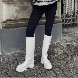 Design Platform Riding Boots Thick Heel Ladies Boots