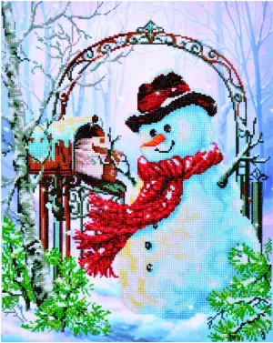 Diamond Dotz Father Snow - 24.4 x 19.7 in