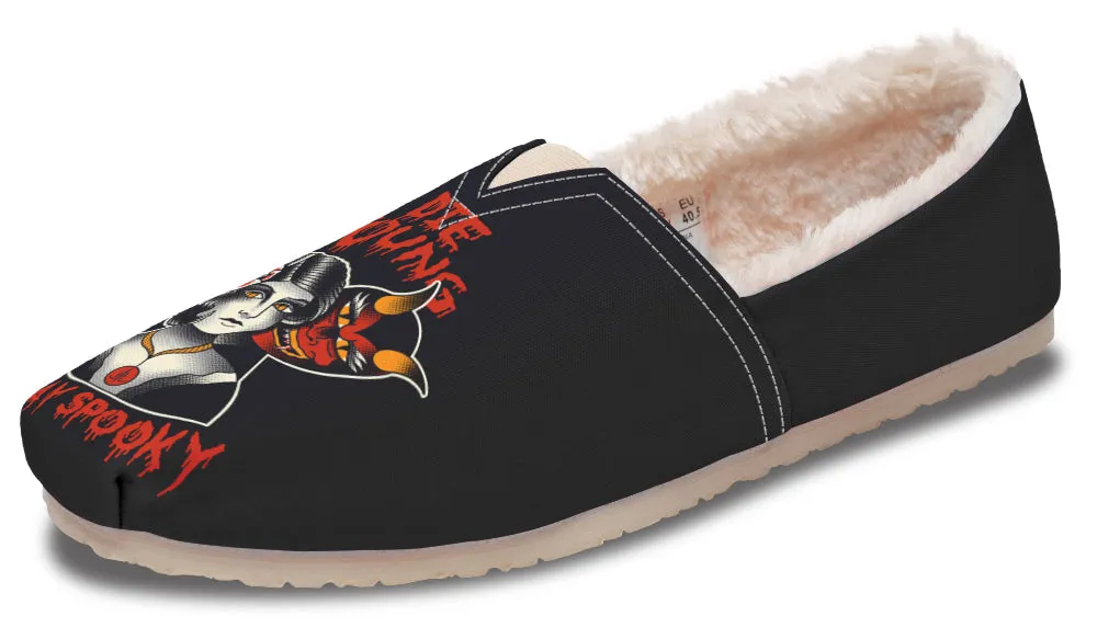 Die Young Stay Spooky Winter Casual Shoes