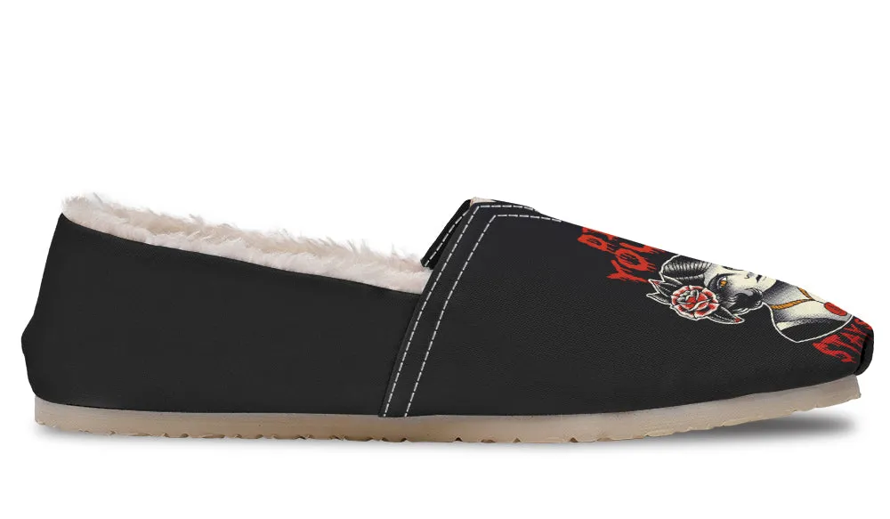 Die Young Stay Spooky Winter Casual Shoes