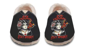 Die Young Stay Spooky Winter Casual Shoes