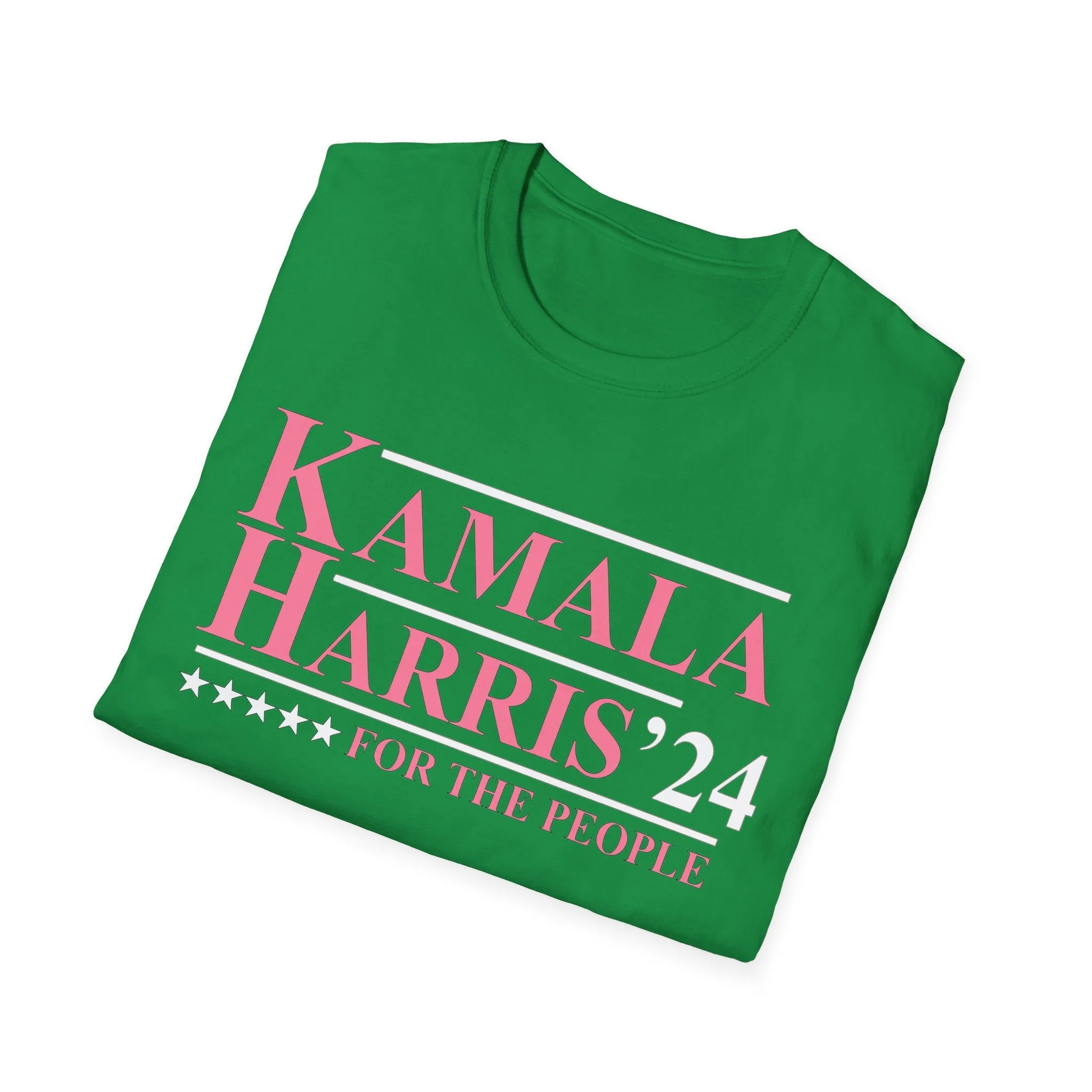 Divine9- Kamala Harris'24 Campaign T-Shirt -AKA Basic- Pink & Green-