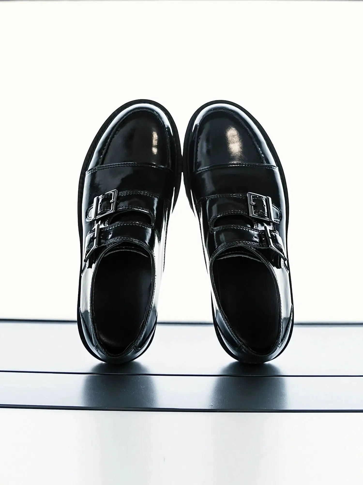 Double Buckle Casual Shoes