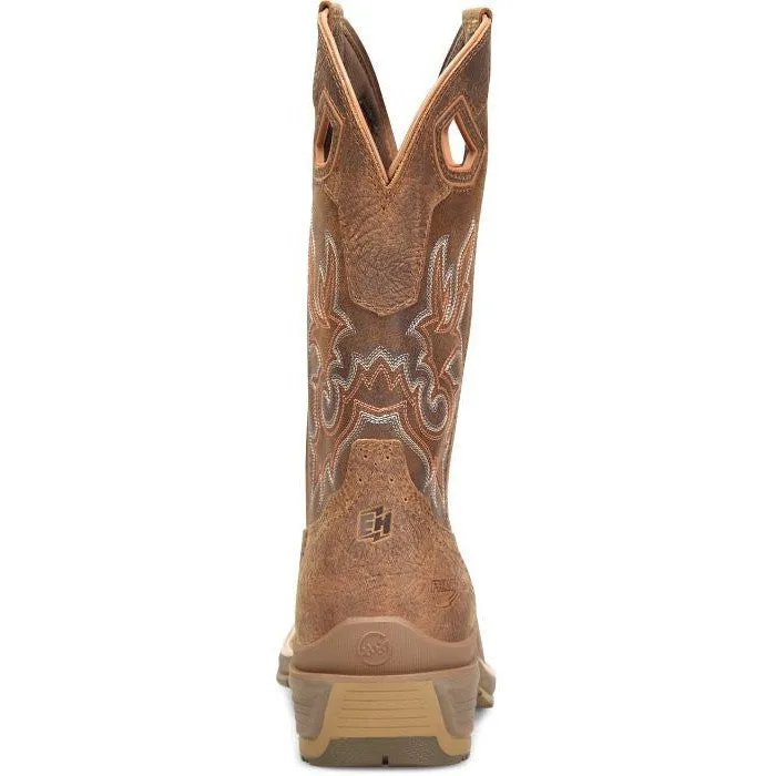 Double H Men's Phantom Rider League 12" U Toe Waterproof Western Work Boot -Brown- DH5427