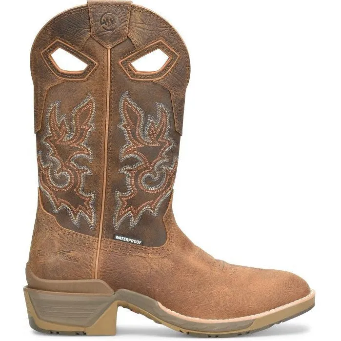 Double H Men's Phantom Rider League 12" U Toe Waterproof Western Work Boot -Brown- DH5427
