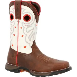 Durango Women's Maverick 10" Steel Toe Waterproof Western Work Boot - DRD0418