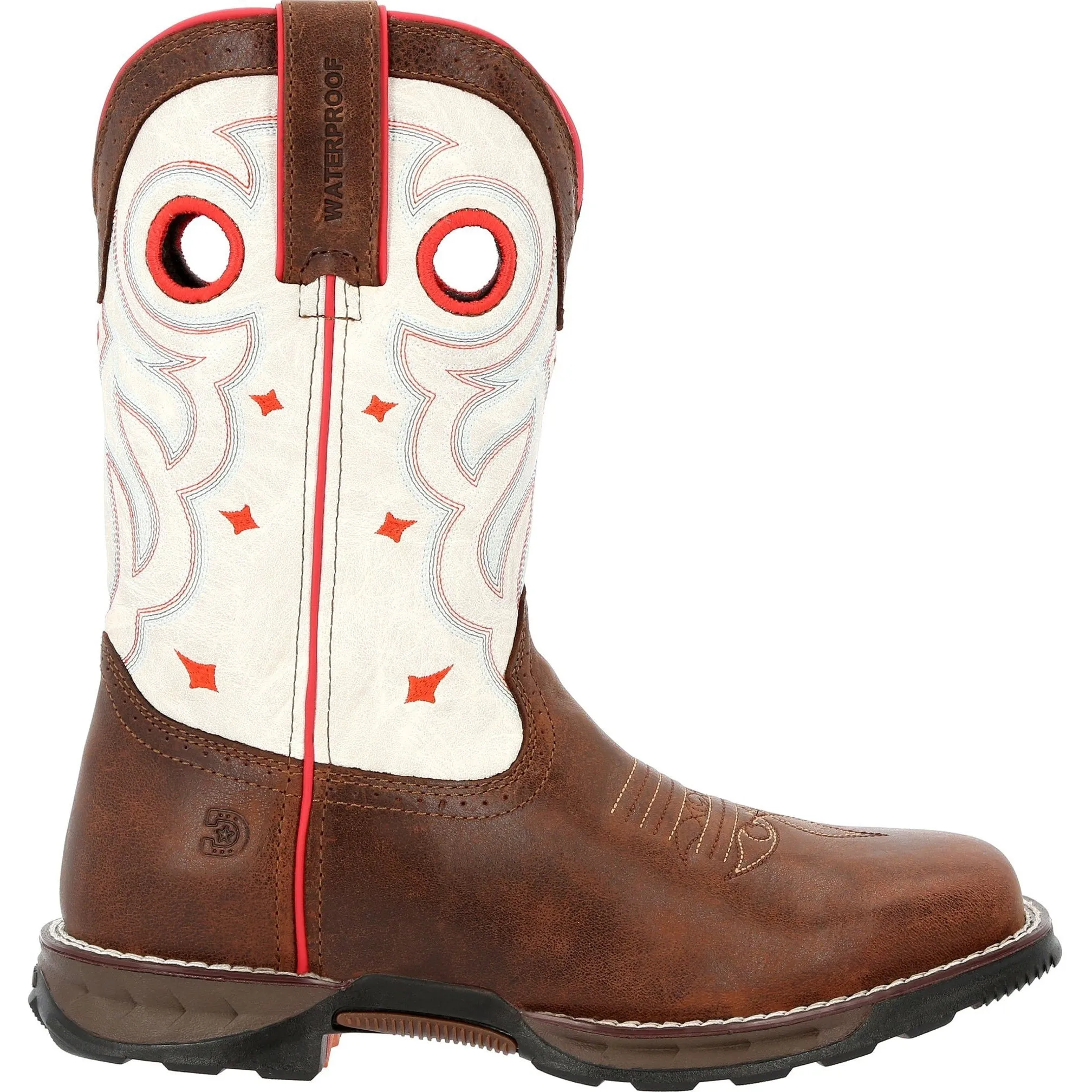 Durango Women's Maverick 10" Steel Toe Waterproof Western Work Boot - DRD0418