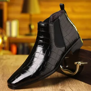 Elmar | Refined Charm Square-Toe Chelsea Boots