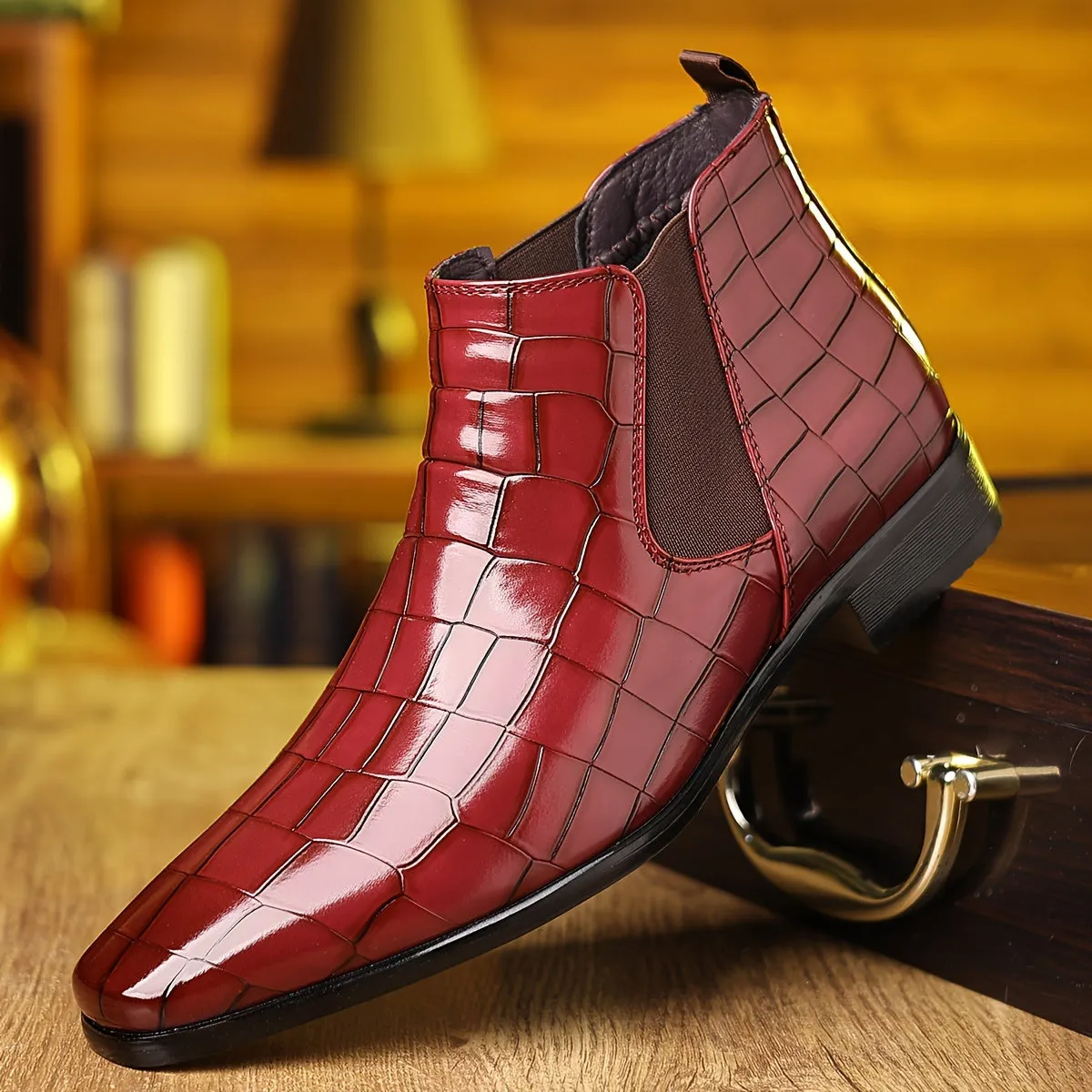 Elmar | Refined Charm Square-Toe Chelsea Boots