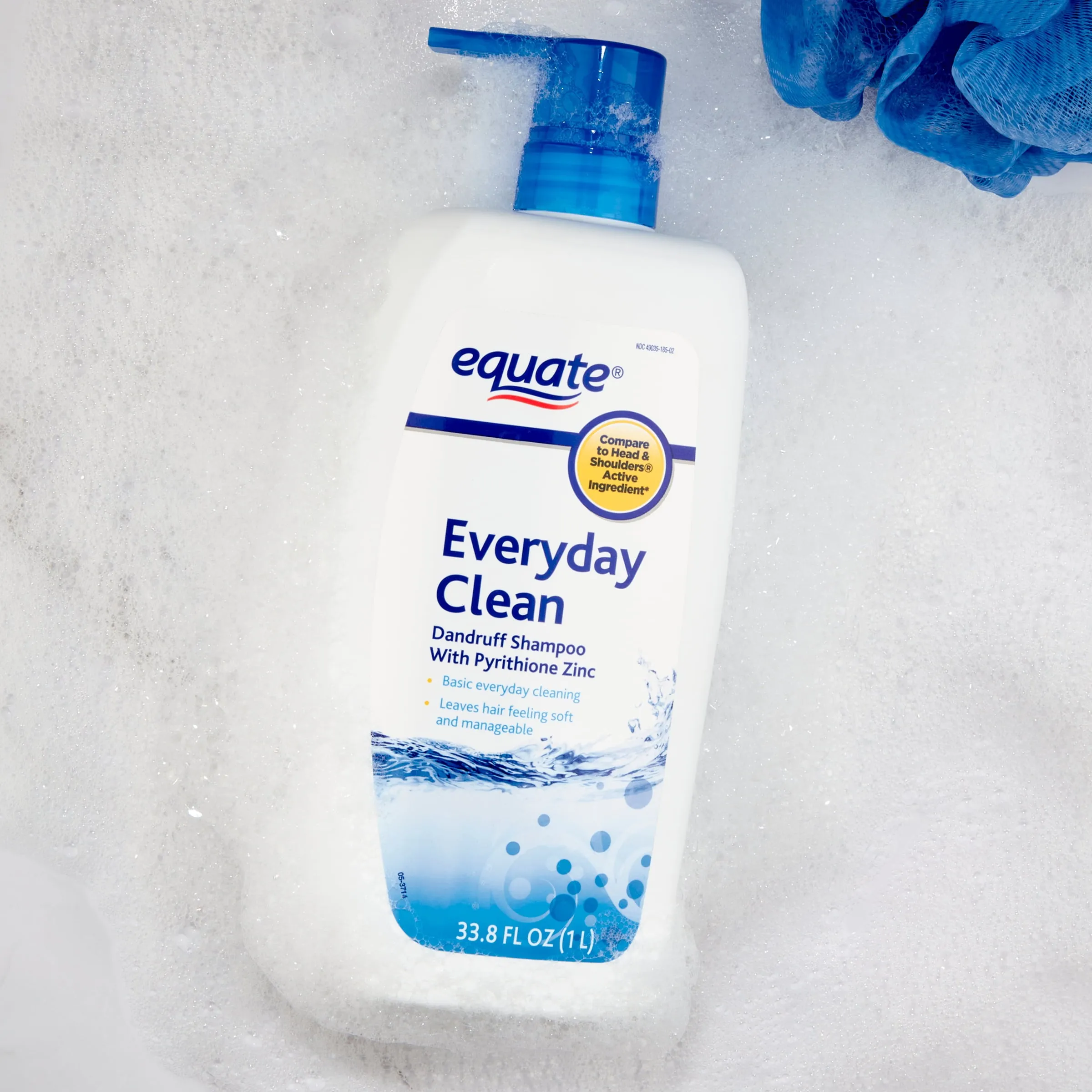 Equate Everyday Clean Nourishing Dandruff Shampoo, 33.8 Fl oz