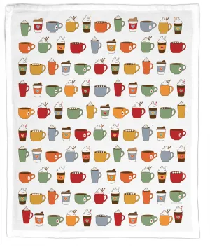 Fall Drinks, Hand Towel