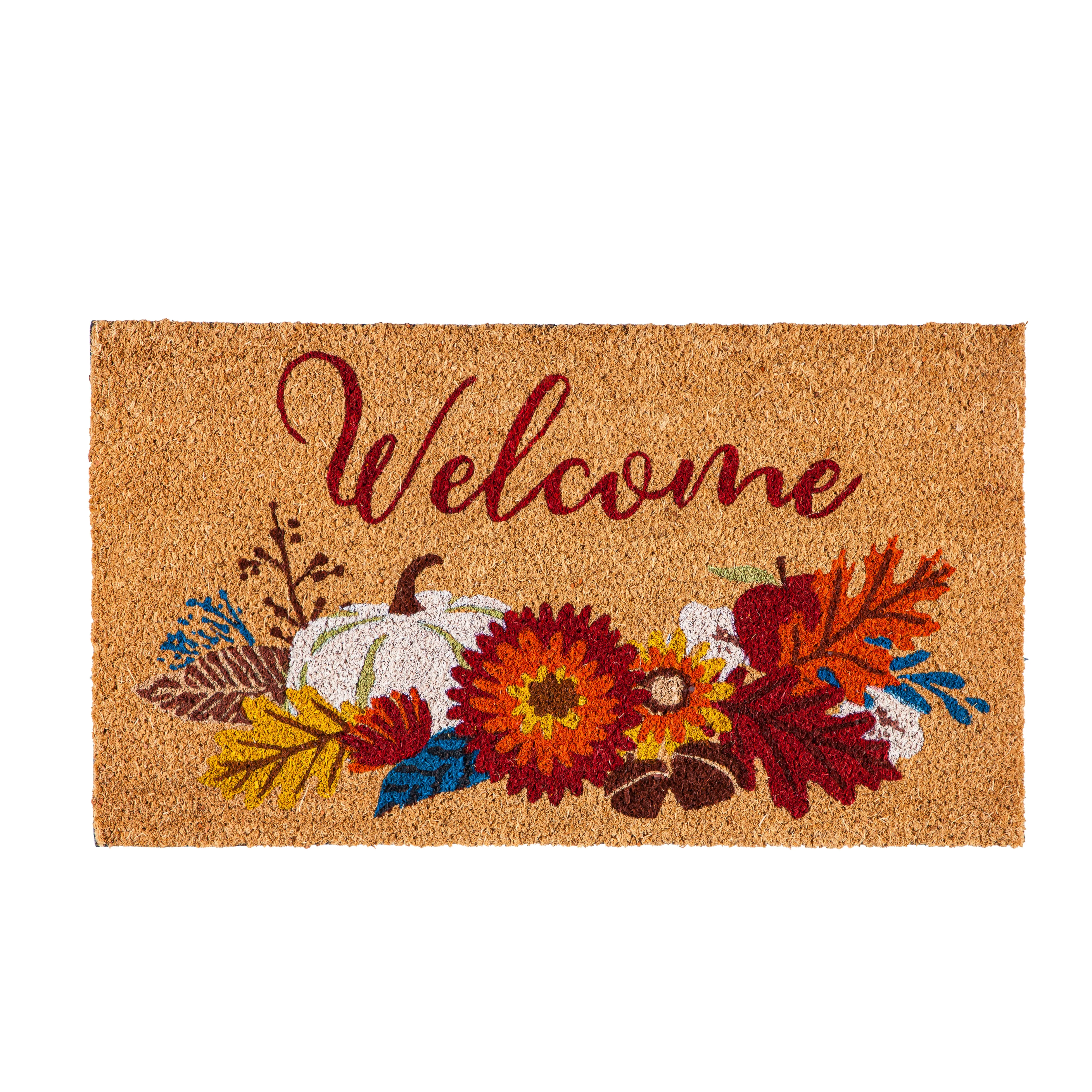 Fall Harvest Coir Mat, 3 Asst,2rm1230