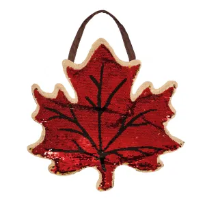 Fall Leaf Reversible Sequin Door Decor,2dhs1612